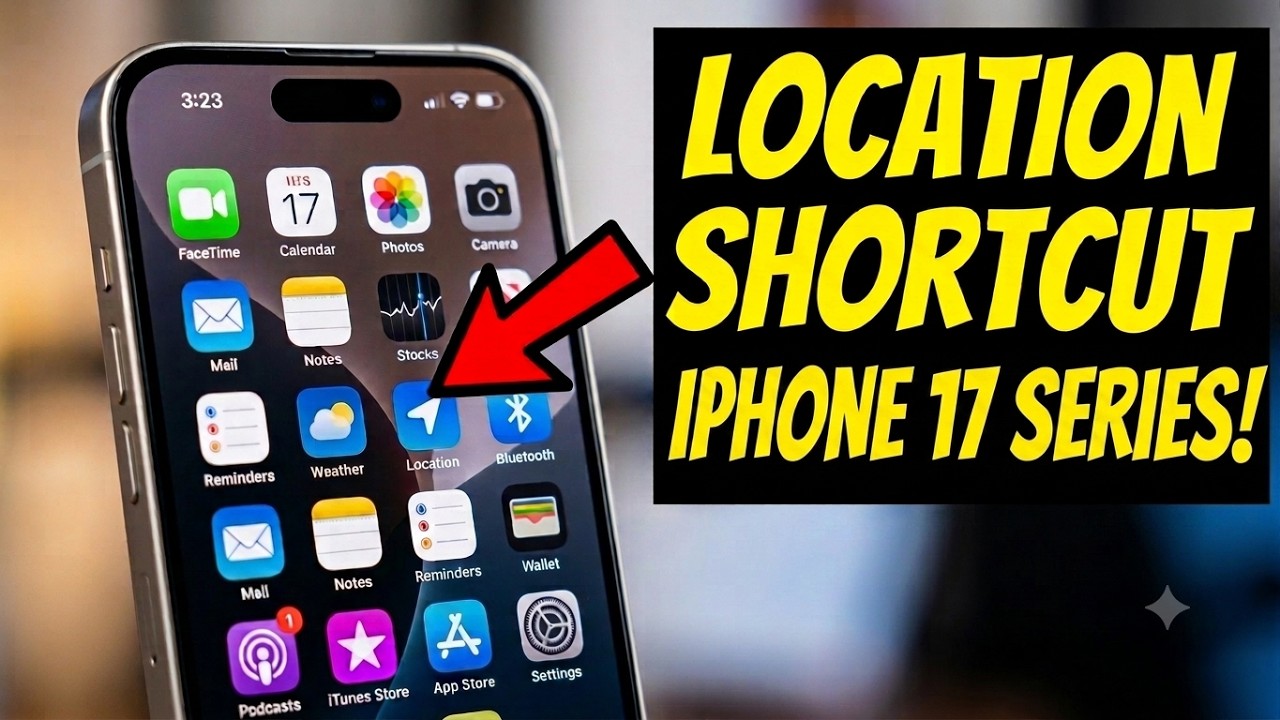 Add Location Shortcut (On/Off) to Home Screen & Action Button on iPhone 17 (Pro, Pro Max, Air)!
