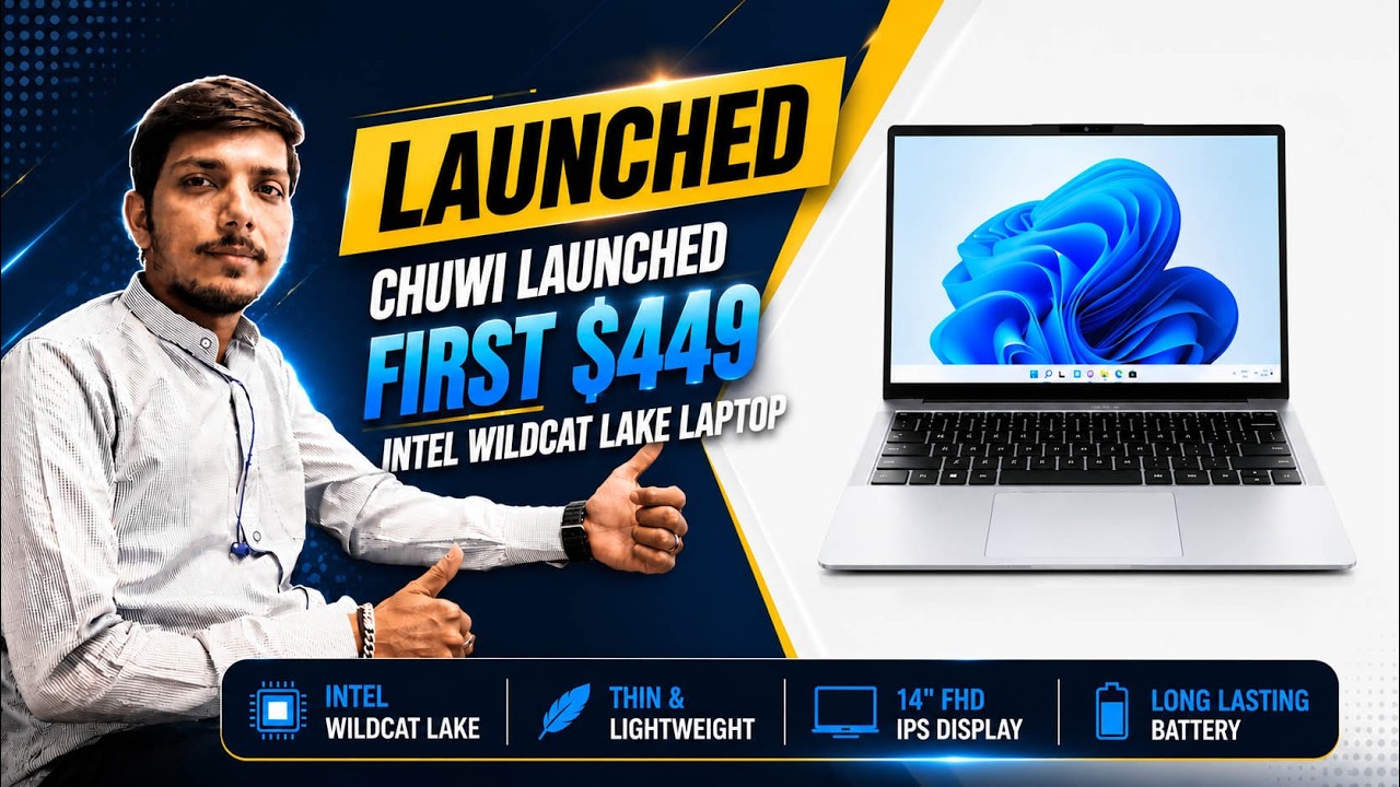 CHUWI UniBook z procesorem Intel Wildcat Lake Core 3 304 &ndash; wyjaśnienie wszystkich specyfikacji i ...