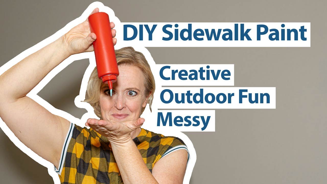 Sidewalk Chalk - Washable Kids Paint