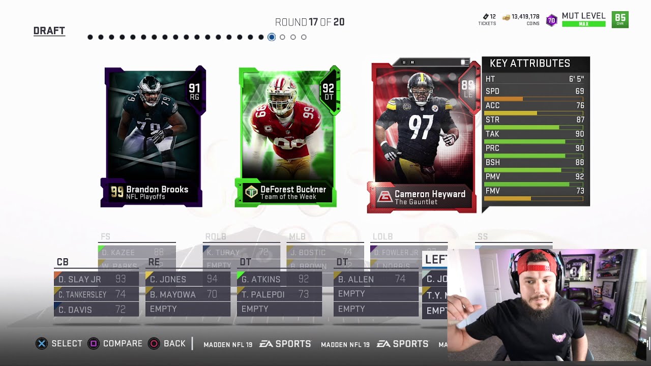 THE BEST DRAFT!!  Record Highest* - Madden 19 Draft Champions Gameplay