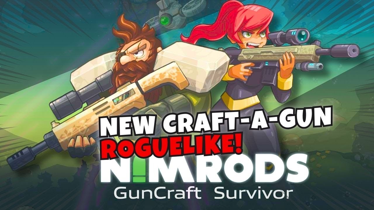 NEW Build-a-Gun ROGUELIKE! Fresh take on the Survivors Genre | NIMRODS: Guncraft Survivor