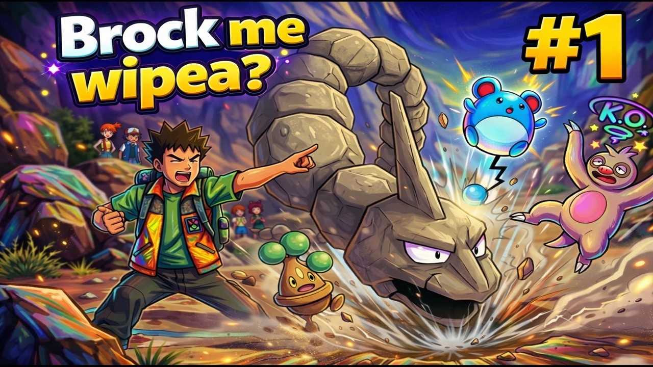 ¡Fuerza Bruta! 🔥 ¡Onix al Ataque! - Pokemon añil #1