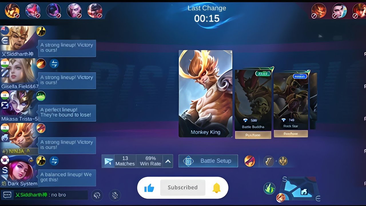Monkey King OP🐵🔥|Enemy Team Hil Bhi Nahi Paya|MLBB Ranked Gameplay|Moba legends #mobilelegends #mlbb