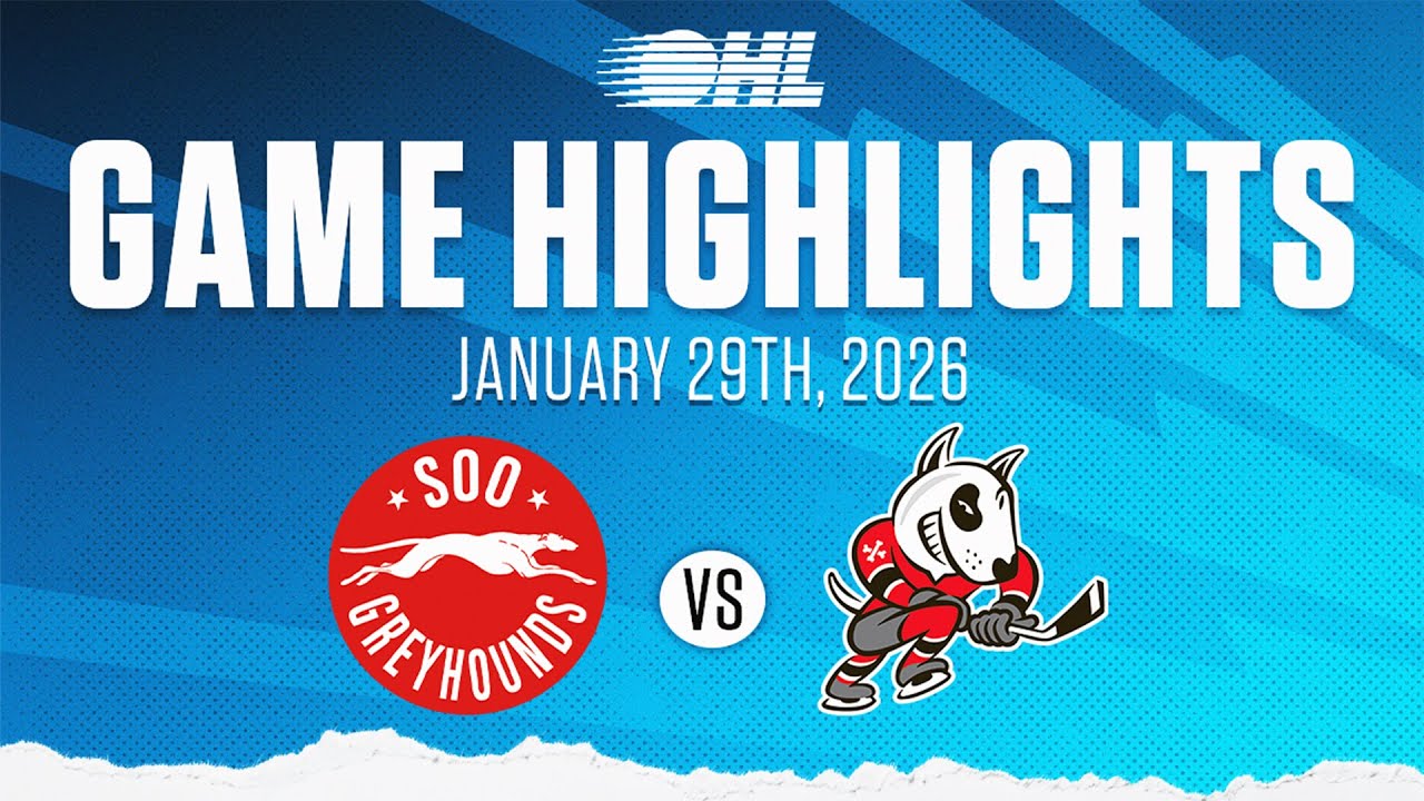 OHL Highlights: Soo Greyhounds @ Niagara IceDogs, Jan 29, 2026