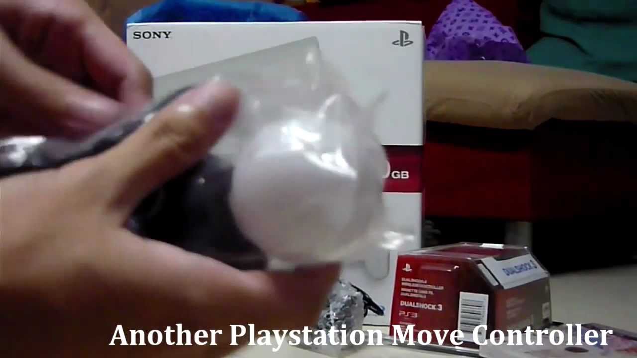 Unboxing PS3 160gb Classic White (CECH-2506A With Move controllers and PS Eye)