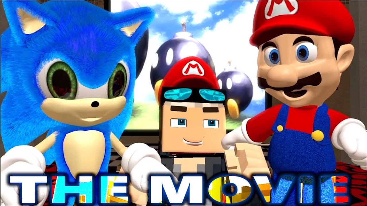 SUPER MARIO 64 vs MINECRAFT CHALLENGE! THE MOVIE! Ft. Sonic (official) Minecraft Animation(REUPLOAD)