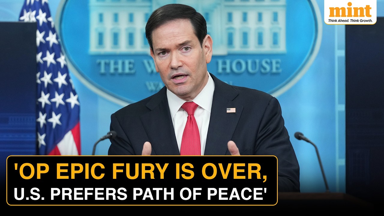 Rubio Says US Operation in Hormuz is Defensive, Confirms 'Epic Fury' Has Concluded | Full Speech