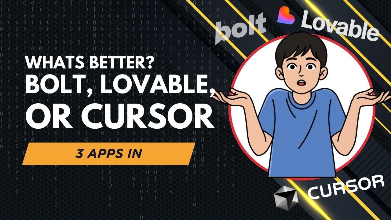 Cursor vs Bolt vs Lovable: The HONEST Truth After 3 Apps