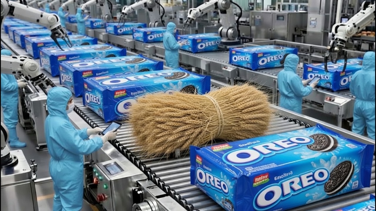 How Oreos Are Made - Inside Oreo Making Factory