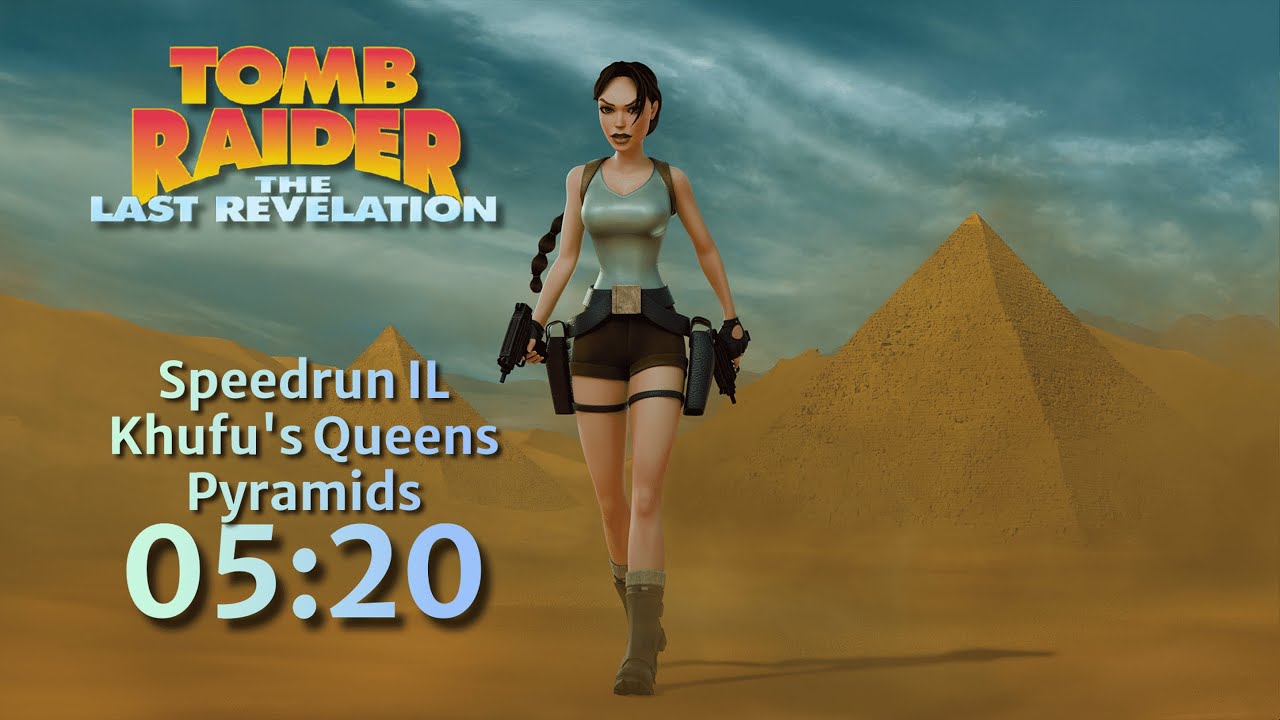 Tomb Raider IV Remastered Speedrun - Khufu's Queens Pyramids (IL, Max%, Glitchless) 5:20