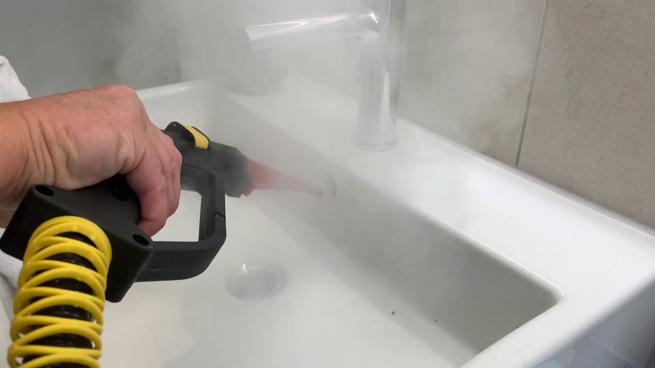 Lavabo Reinigung mit dem Thermostar