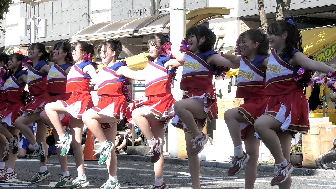 チアダンス・バトン演舞① 市立沼津高校 沼津夏まつり 2023