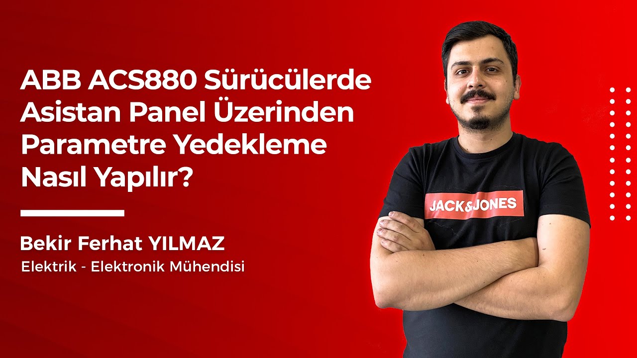 ABB ACS880 Sürücülerde Asistan Panel Üzerinden Parametre Yedekleme Nasıl Yapılır?