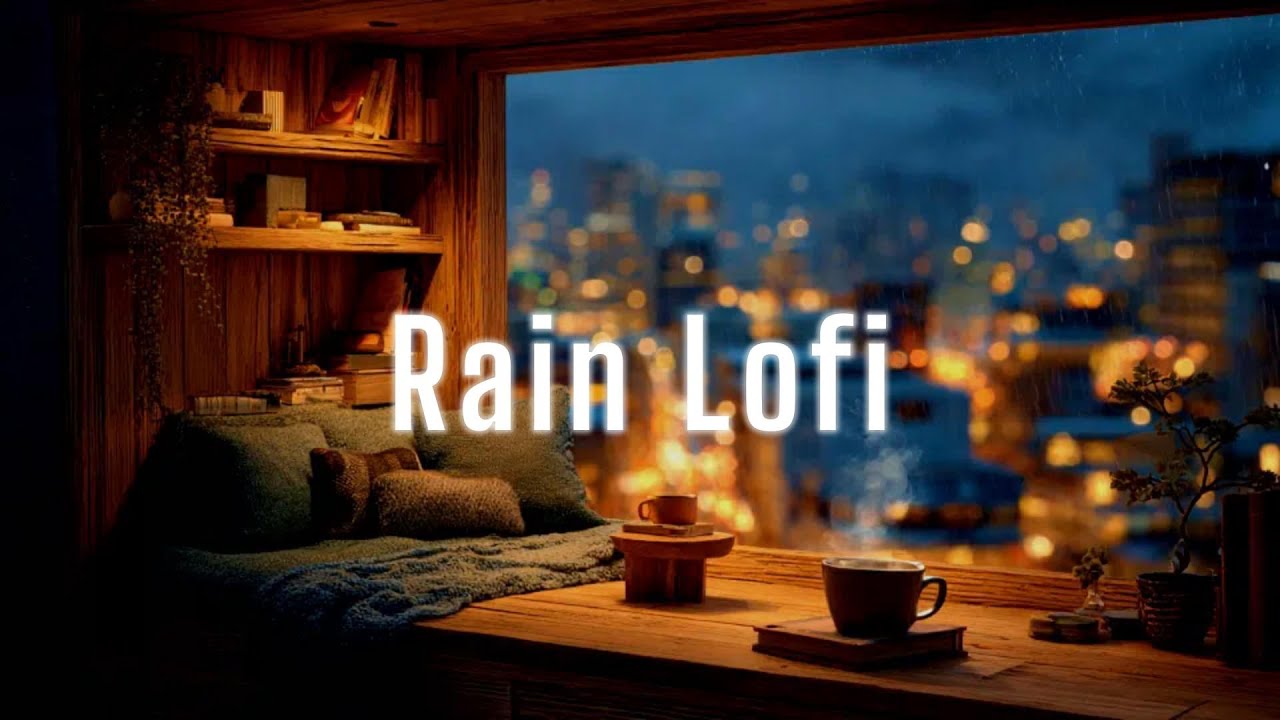 Deep Focus Rain Lofi 🌧️ | Quiet Night Work & Study