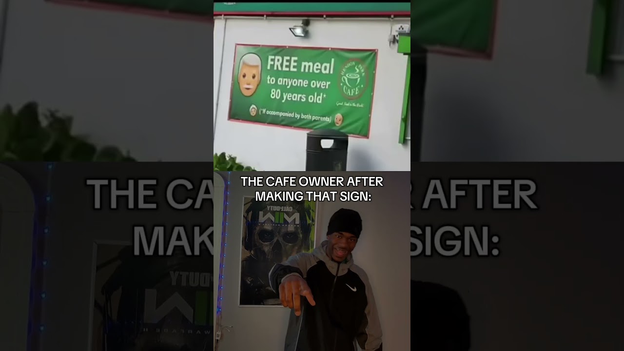 The cafe owner 💀