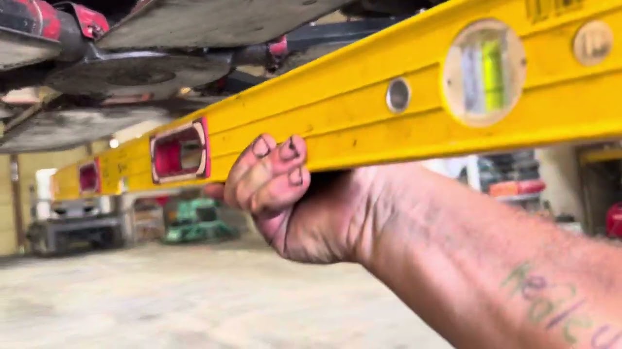 check for bent arms on Allen & Whitman  ride on trowel concrete machines#concretetrowel #concrete