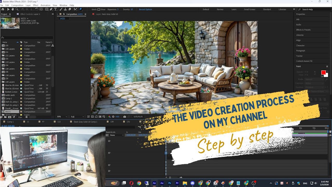 The video creation process on my channel - Step By Step