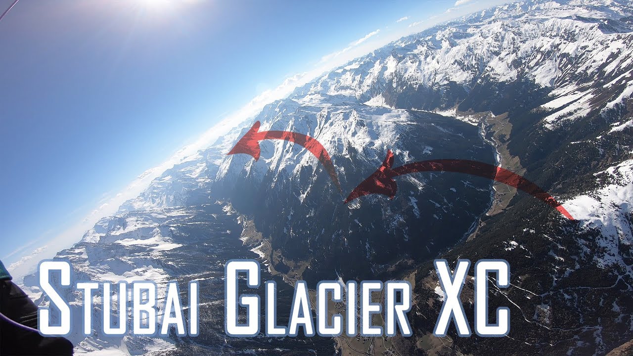 Stubai Glacier Triangle - XC Paragliding [raw cut]