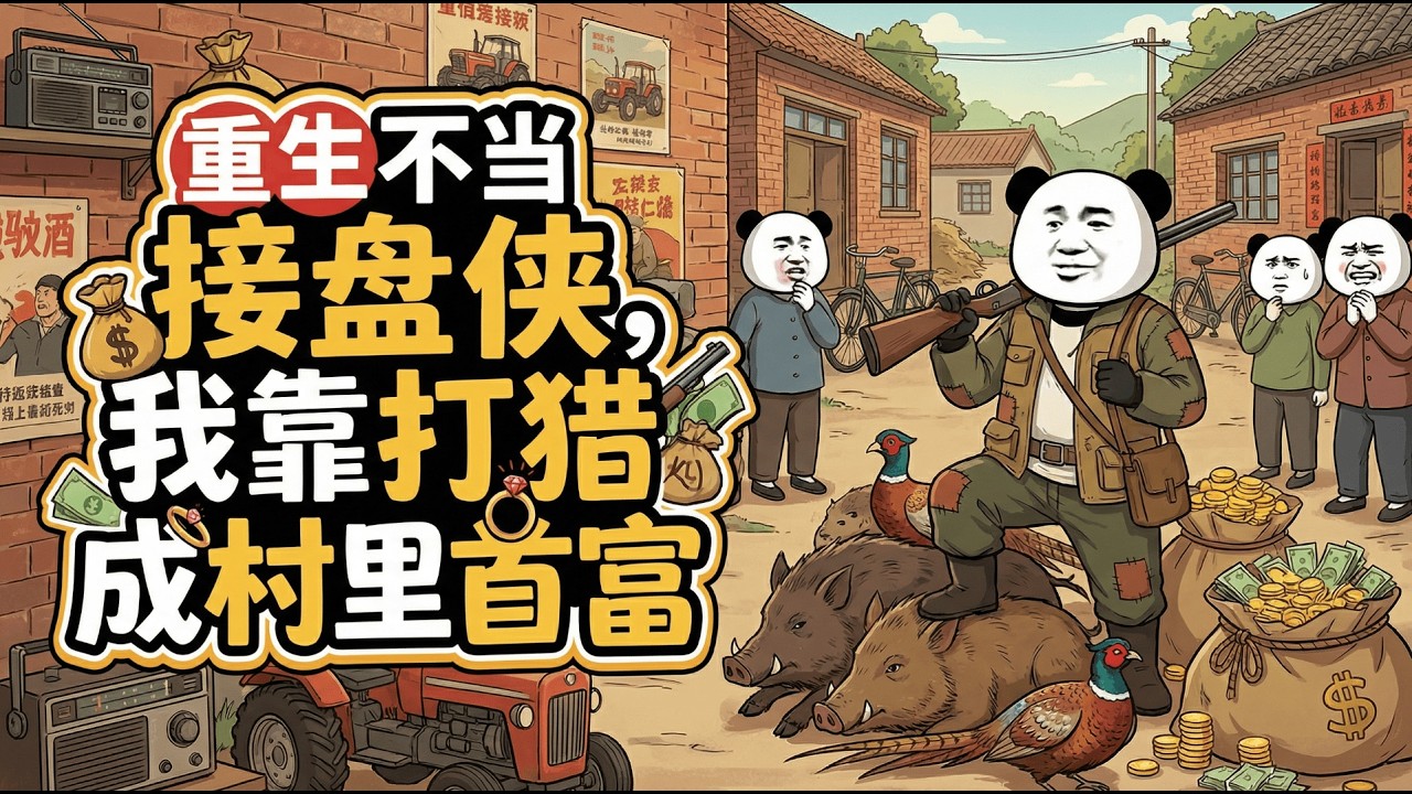 【超燃连载】前世我老实巴交被人当傻子耍，父亲用命换的聘礼，换来一顶绿帽。重生回到定亲这天，我直接掀桌，这婚我不订了！《重生不当接盘侠，我靠打猎成村里首富》#爽文#沙雕动画#男频#搞笑#小说#年代