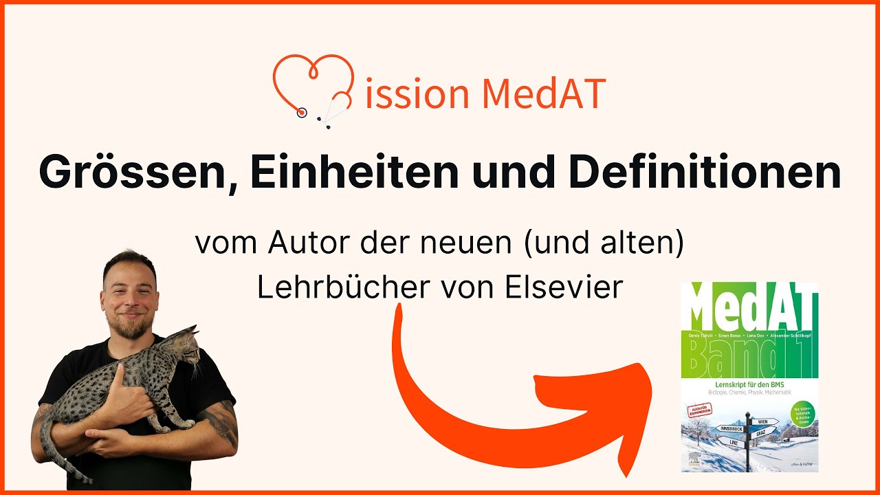 MedAT 2026 📐 Lehrvideo zum Stichwort Größen, Einheiten und Definitionen des BMS-Teils Physik 📐