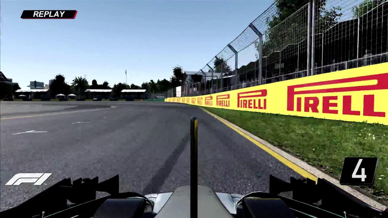 F1 2017 Game - Real Onboard Sound | Australian Grand Prix