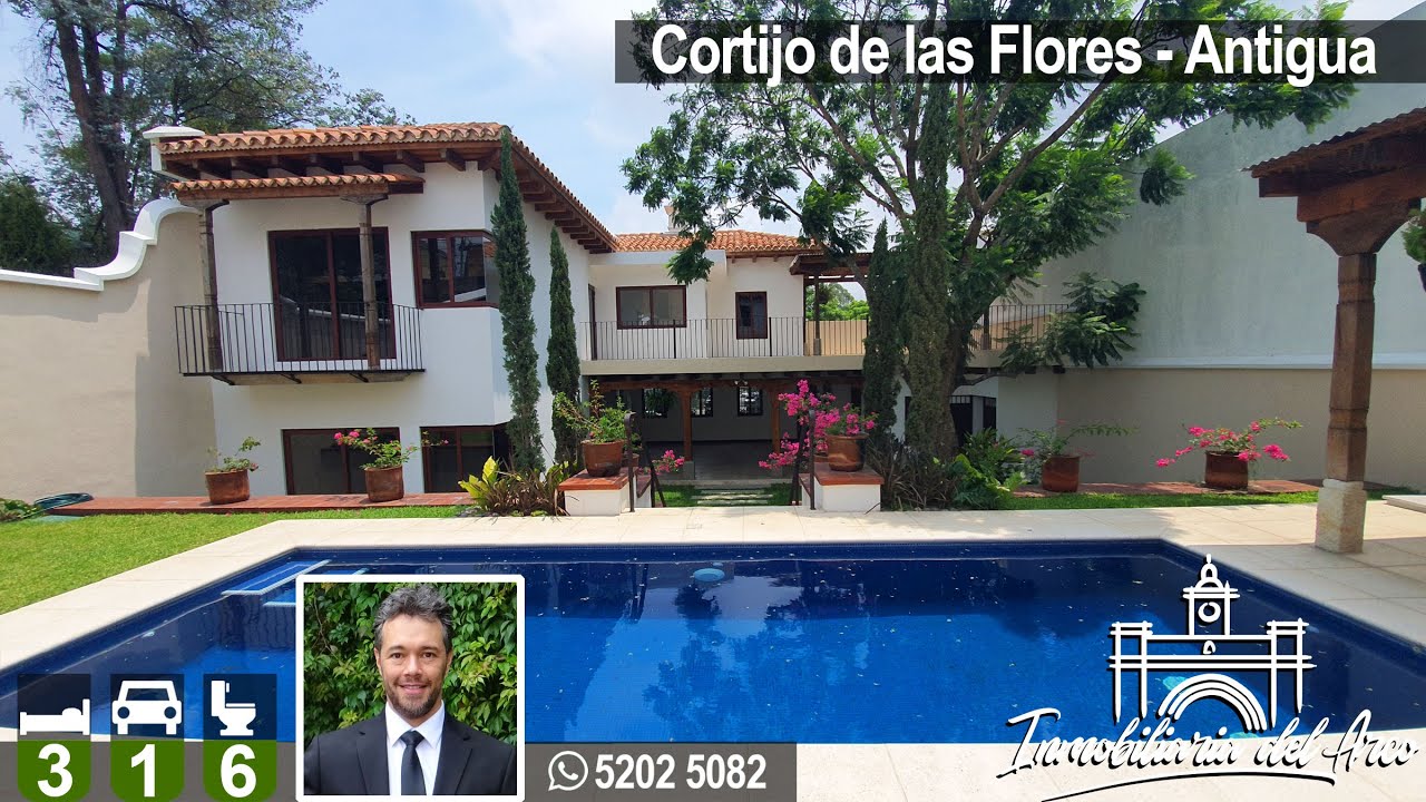 FOR SALE / SE VENDE - Beautiful home at Cortijo de las flores - Antigua (5202 5082)