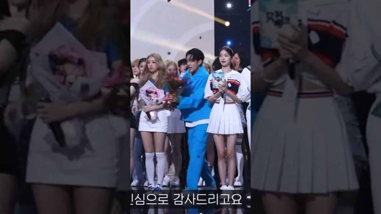 Intak giving flowers to itzy 🥹 #p1harmony #kpop