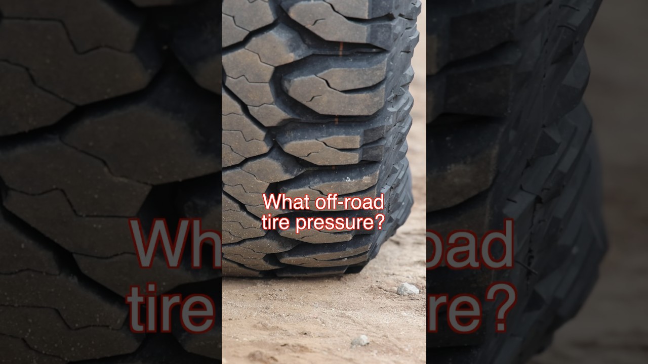 What Tire Pressure to Run Off-Road? #offroading