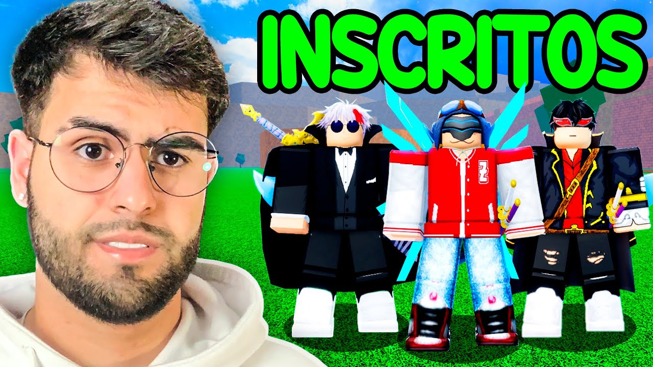 Testei Contas dos Inscritos no Blox Fruits