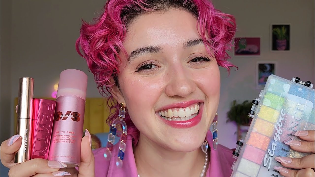 ASMR GRWM for Pride 🌈💖 (makeup, jewelry, tapping, chatty haul)