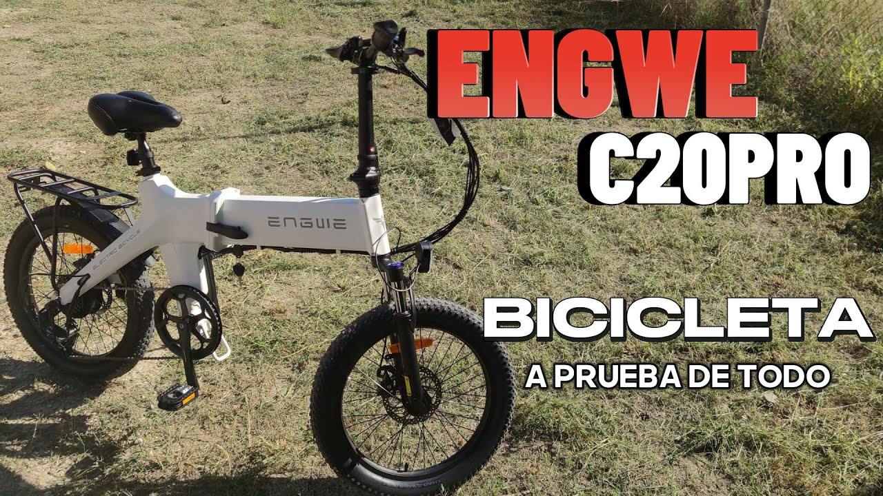 La bici eléctrica TODOTERRENO y PLEGABLE | Engwe C20 PRO