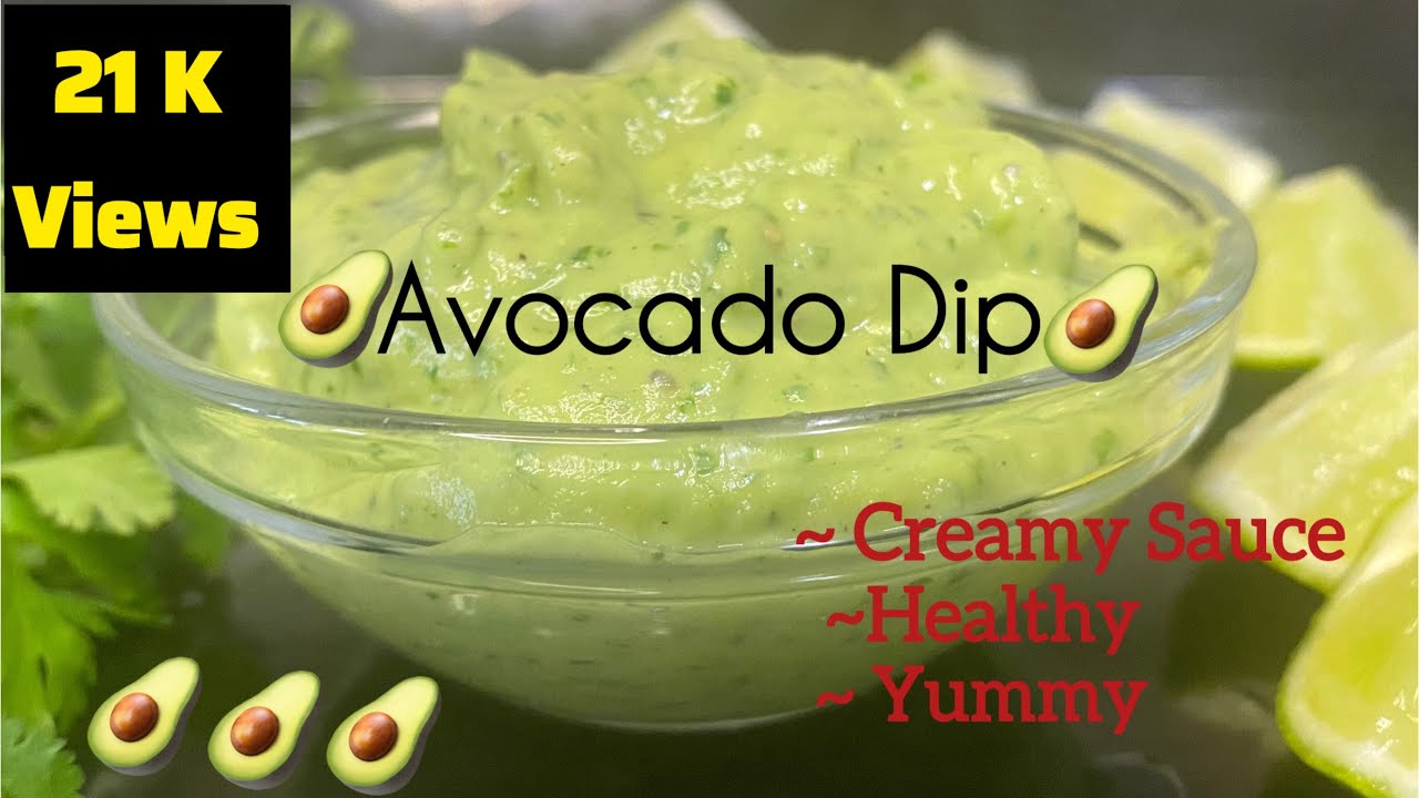 🥑Avocado Dip in 2 minutes | Best Guacamole Ever | Avocado sauce #dip #guacamole