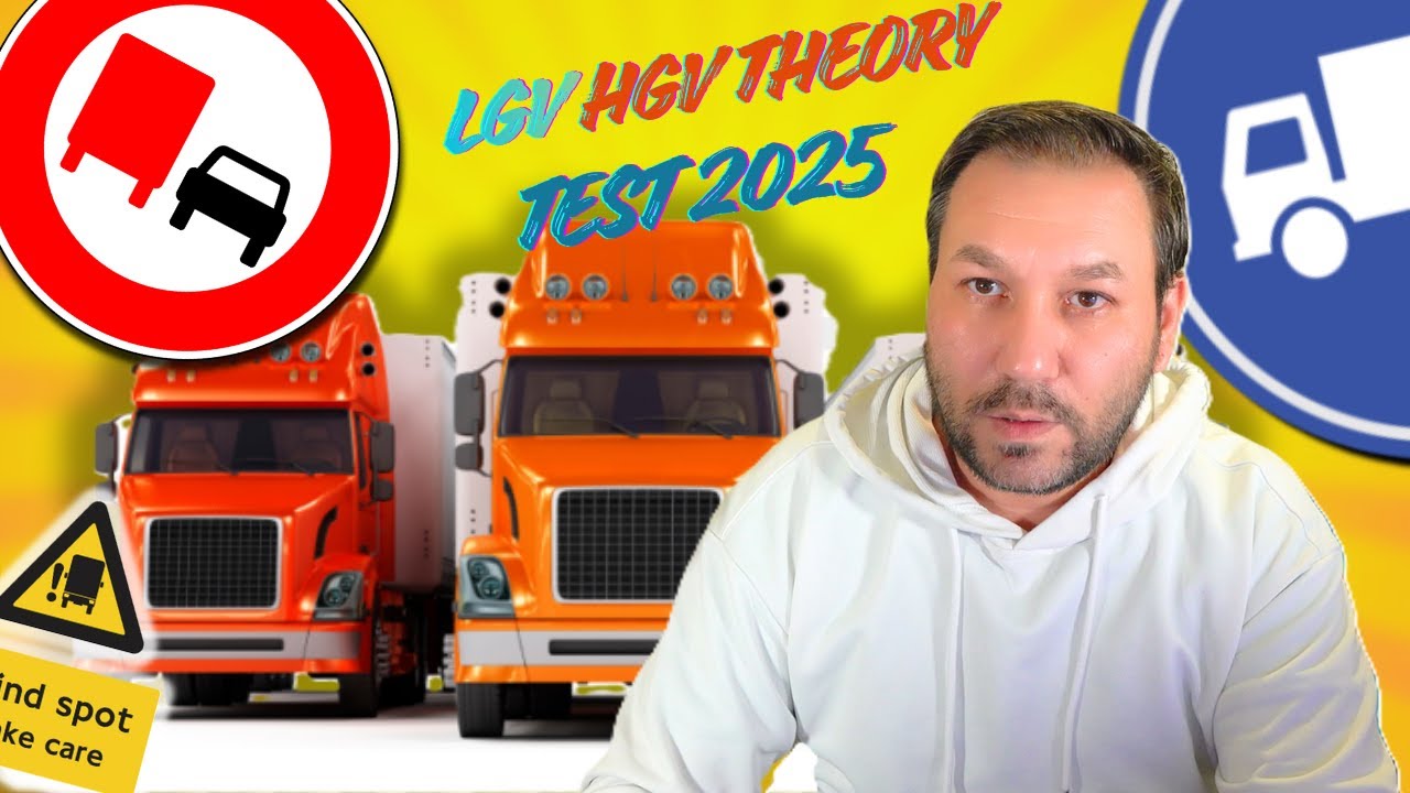 🚛 LGV / HGV Theory Test Practice 2025 – Real Questions, Answers & Explanations (UK)