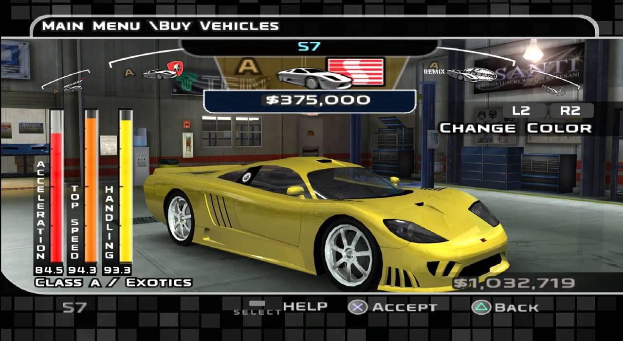 EVERY CAR IN THE GAME - Midnight Club 3 Dub Edition Remix
