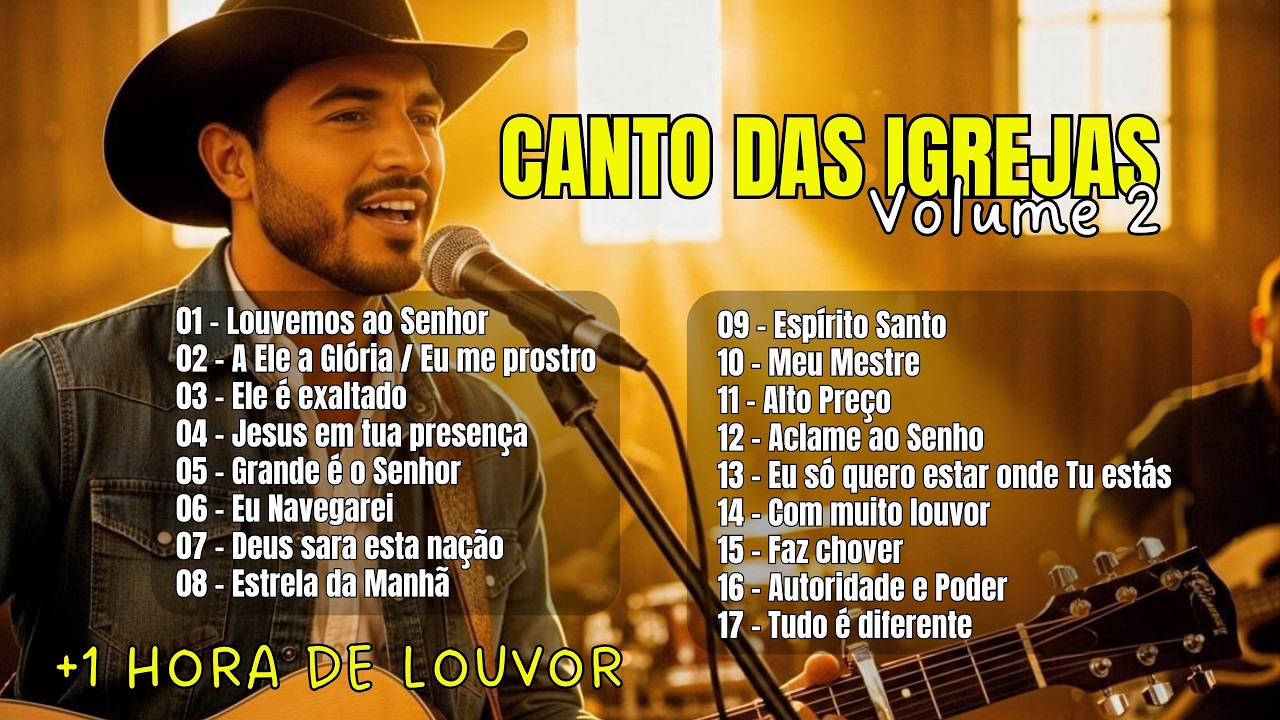 VIOLA, VOZ E HINOS - Álbum: CANTO DAS IGREJAS #2 | Musicas da igreja nos anos 90 e 2000.