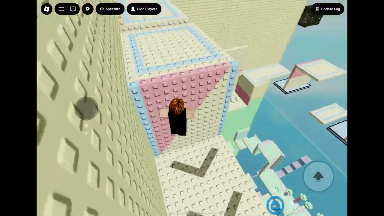 beating a wallhop obby!☺️