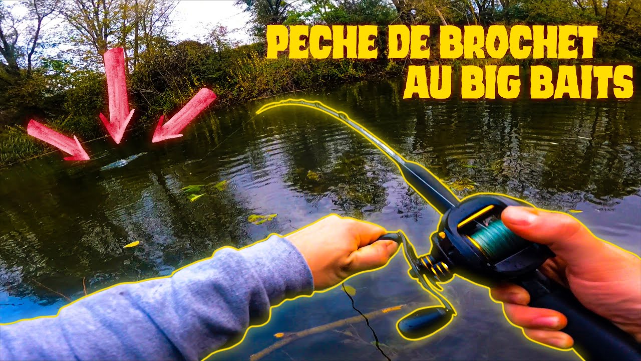 PECHE de BROCHETS au BIG BAITS #SESSION RIVIERE