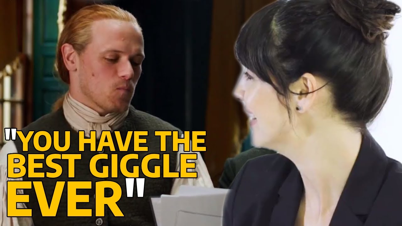 Caitriona Balfe UNSTOPPABLE Giggle Compilation With Sam Heughan