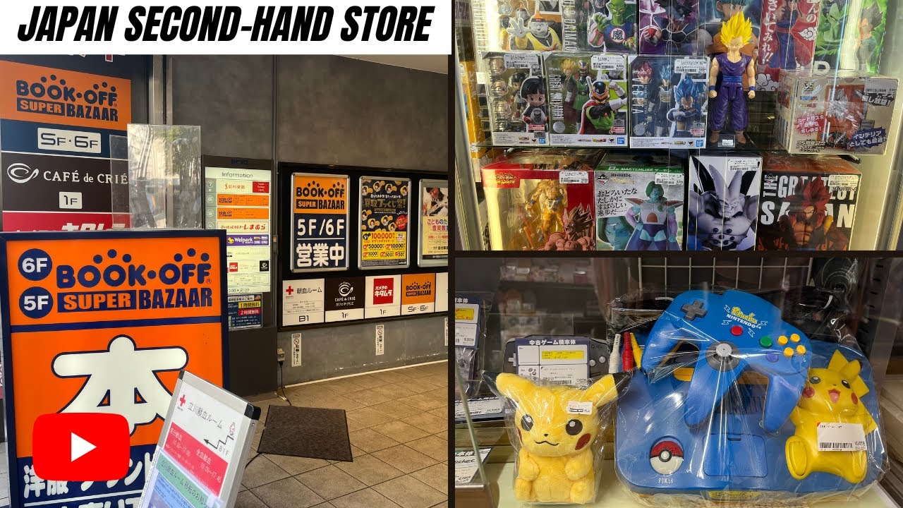 Exploring A Book Off Super Bazaar In Tokyo Japan