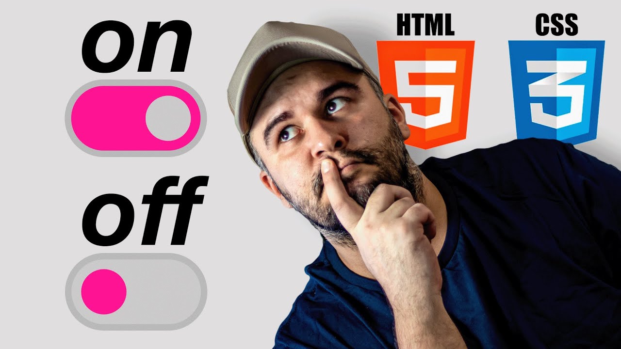 Como criar um switch ON/OFF com HTML e CSS (sites e apps modernos fazem isso em seus formulários)