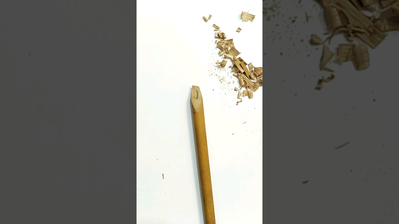 How to make Bamboo pen for Calligraphy 
