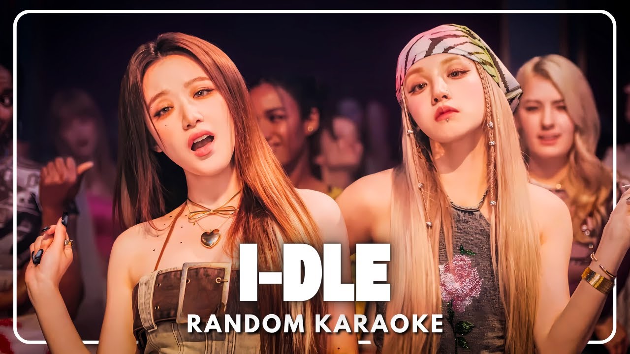 K-POP RANDOM KARAOKE CHALLENGE 🎤 ( I-DLE RANDOM KARAOKE )