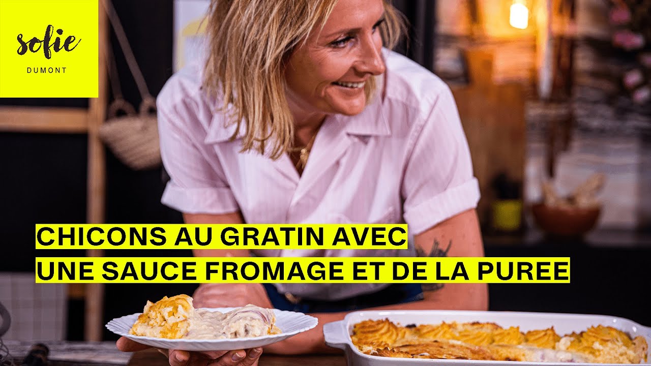 Chicons au gratin délicieuse avec une sauce fromage et de la purée | Sofie Dumont
