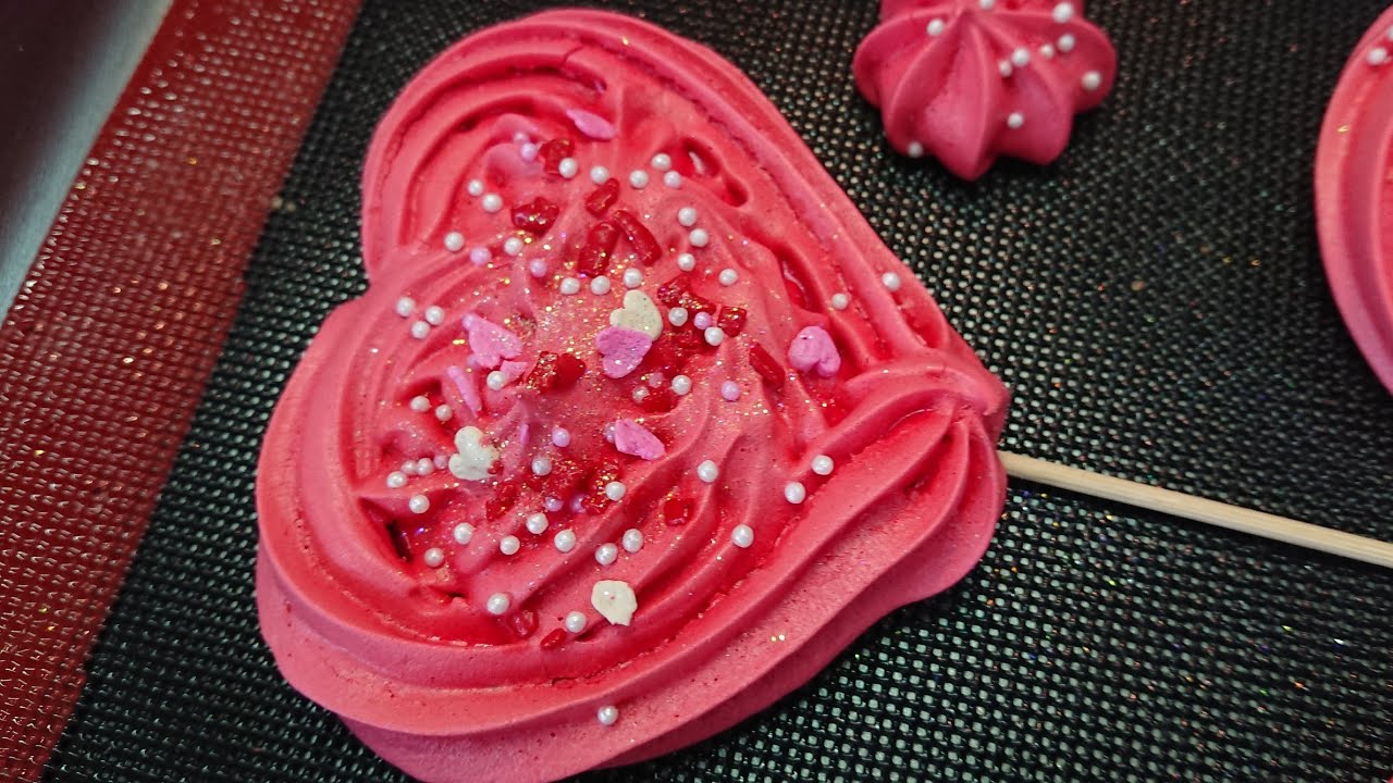 Como hacer merengue pops /suspiros de merengue/Paletas de merengue