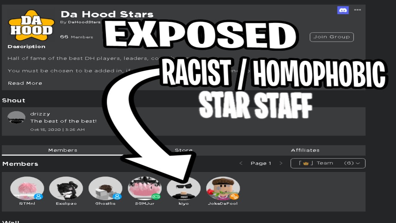 👑DAHOOD STAR MOD EXPOSED (👑Kiyo)  [RACIST HOMOPHOBIC TRANSPHOBIC]