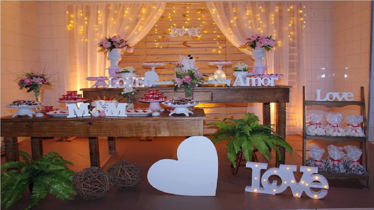 DECORAÇÃO DE NOIVADO RÚSTICO GASTANDO POUCO