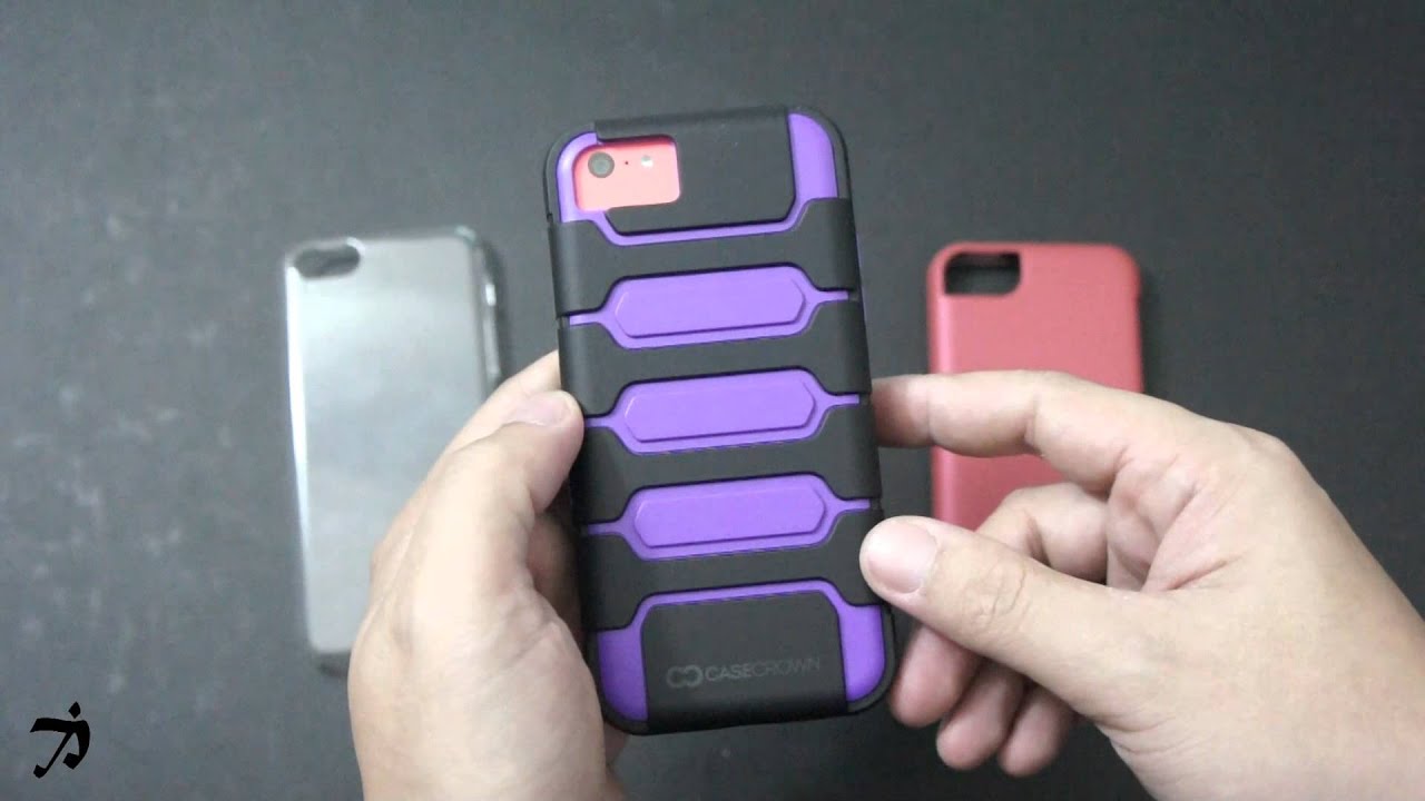 CaseCrown Clear, Grip Duo & Lux Glider Cases for the iPhone 5C