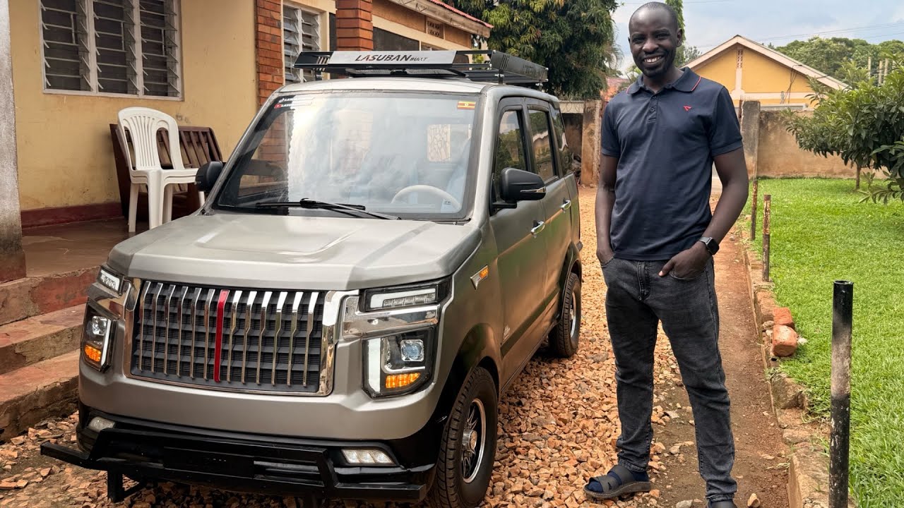 How this Ugandan Genius Built an Electric Car From Scratch In His Backyard - Lasuban built