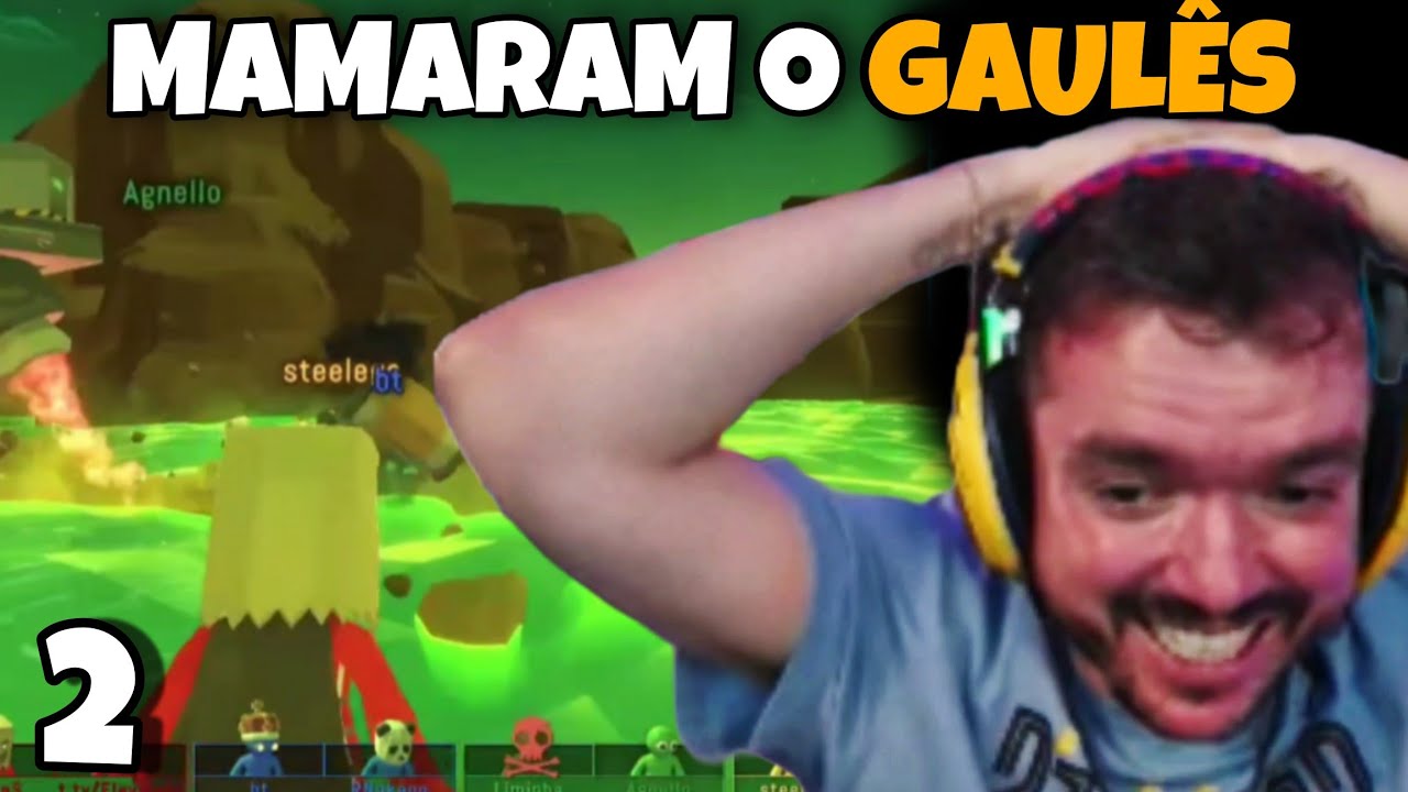 UMA DUPLA PIOR QUE A OUTRA 😂 GAULÊS E A TRIBO JOGANDO PUMMEL PARTY