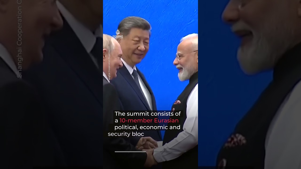 SCO summit leaders meet in aftermath of US war on Iran | AJ #shorts